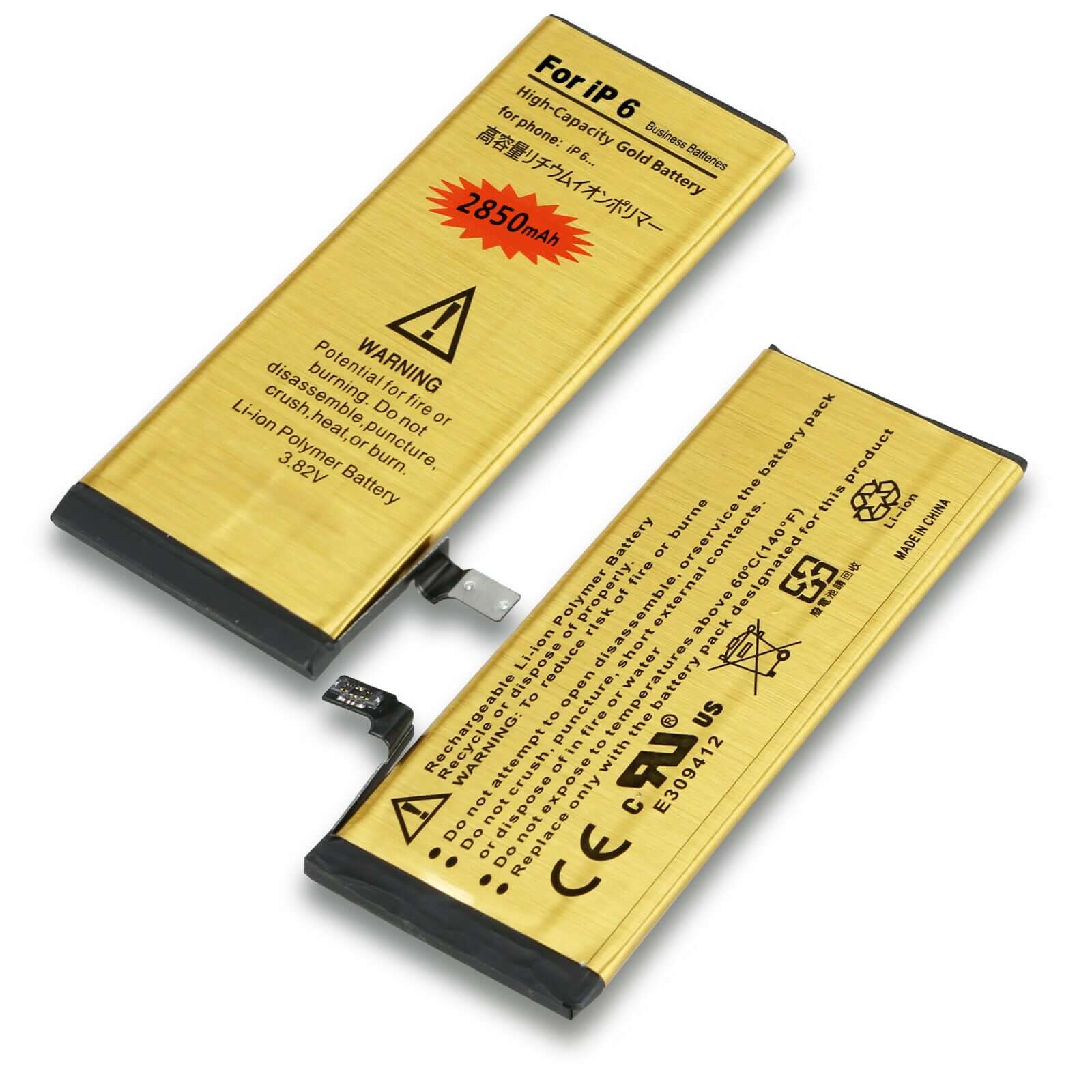 High Capacity Replacement Battery For Apple iPhone 7 6s 6 Plus 5s 5 4s - Eastlakes Electronics